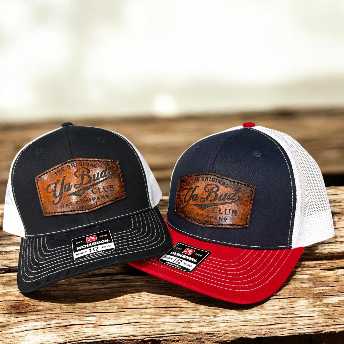 Bulk Custom Logo Genuine Leather Patch Hats image 3